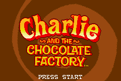 Charlie and the Chocolate Factory Title Screen